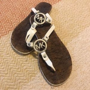 michael kors cork and jelly sandal